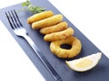 Calamares a la romana Ã¢â¬â Fried Calamari Royalty Free Stock Photo